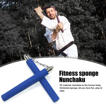 Kung Fu Prax Stick Fitness Nunchaku Bojových Umení Hubky Čínsky Zariadenia pre vypracovanie Pohodlné Dekorácie