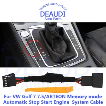 Automatický Štart / Stop Motora Systém Mimo Kontroly Zariadení Senzor Plug Stop Zrušiť Kábel pre VW Golf Passat Touran T-ROC Pamäť Režim
