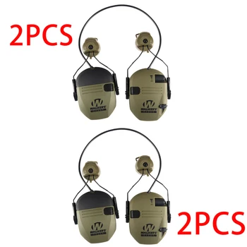 1PCS/2KS Elektronických Streľba Headset Prilbu Montované Verzia Lov Vyzdvihnutie a Zníženie Hluku Taktické Headset Ochranu Sluchu
