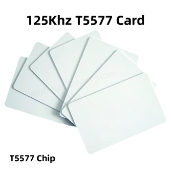 10PCS T5577 Replikácie Prepisovateľné EM ID Key Card RFID Prívesku Kľúčov Karty 125Khz Blízkosti Token Prístupu Replikácie LF 125Khz