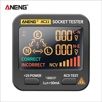 ANENG AC11 Multifunkčné Zásuvky Tester Zásuvky Rcd Gfci Test & Napätie Detektora Domov Essentials