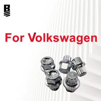 Anti-theft Koleso Skrutka Zámok Kľúč na Matice Adaptér #O #9 8D0601139F pre Volkswagen VW Golf Jetta Passat TouranFor Audi A4 A6 A8 TT