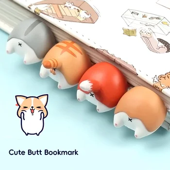 3D Stereo Cartoon Zvierat Záložky Značku Pôvodné Cute Cat Fox Zábavné Študent Školy kórejský kancelárske potreby Detí, Darček Záložku