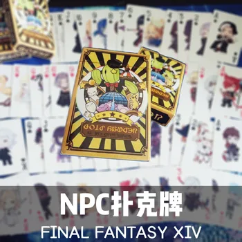 Hra Anime Final Fantasy XIV FF14 Tému Papier Poker Stôl Hracie Karty Dosková Hra Karta Creative Zber Cosplay Darček