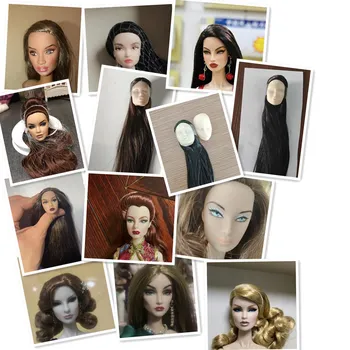30 cm módne royalty krásne maku parker FR bábika hlavu Módne licencia kvality bábika dievčatá Obliekanie DIY hračka časti