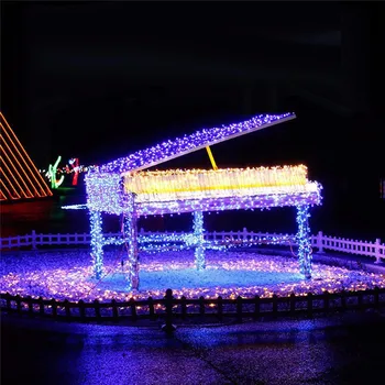 moonlux 100M 800LED String Svetlá Pre Svadobné Rozprávkový Vianočný Večierok Holiday Garden Dekor LED svetlo s 8 Režimy Blesku 110V
