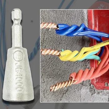 Rýchly Konektor pre Vŕtanie Ovládače elektrické Náradie Automatické Drôt Krútenie Nástroj Drôt Striptérka Artefakt Kábel Peeling Twister
