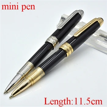 luxusné Čierne MB mini Roller guličkové pero, business office kancelárske potreby Móda značky vrecku guľôčkové perá
