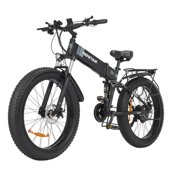 Ridstar Ranger 1000W Elektrický Bicykel 21 rýchlosť IPX7 Nepremokavé Násobne Vysoký Výkon 26*4.0 Pre Horskej Ceste, Elektrických Bicyklov EÚ mieste