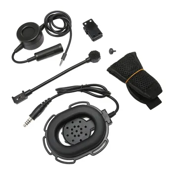 3,5 mm Walkie Talkie Headset Potlačením Hluku Nastaviteľný Mikrofón 2 Spôsob Rádio Slúchadlá s Nepremokavé PTT Adaptér nové.