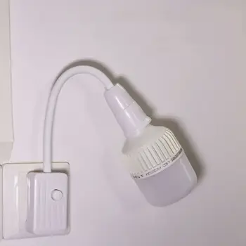Praktické Nastaviteľné Stenu Flexibilný Držiak S Swith LED Svetla Pätica Svetelný Držiak Lampy Base Converter Adaptér