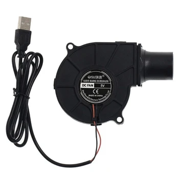 USB Prenosný GRIL Ventilátor Nové 7530 7 CM 5V Vzduchu Ventilátor 2600R pre Camping PIKNIK
