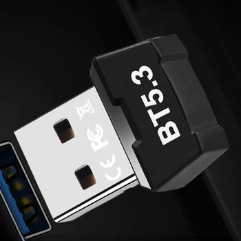 Mini Bezdrôtový USB Adaptér Prenosný 3Mbps Hudby Audio Prijímač, Vysielač Bluetooth-Kompatibilné 5.3 pre PC Speaker Myši Gamepad