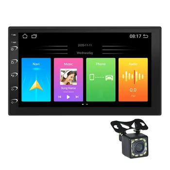Prenosné Auto Stereo Dotykový Displej 7 Palcov Auto MP5 Prehrávač HD Navigáciu GPS Bluetooth-kompatibilného USB, FM Cúvaní Kamera Android 12