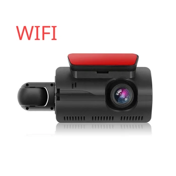 Dashcam Dual Camera HD vnútri Predná Zadná Kamera 2 Objektívu Záznamník Auta DVR Rekordéry Dash Cam Auto Široký Uhol Nočné Videnie WIFI