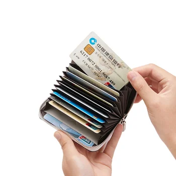 Kožené pánske peňaženky multi-funkčné dlhé karty držiteľ Mince Taška Módu high-end Peňaženky