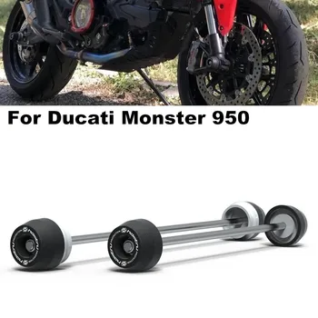 Pre Ducati Monster 950 Monster 950 SP 2021 2022 2023 Motocykel Predné Zadné koleso Vretena Ochranu pred haváriami
