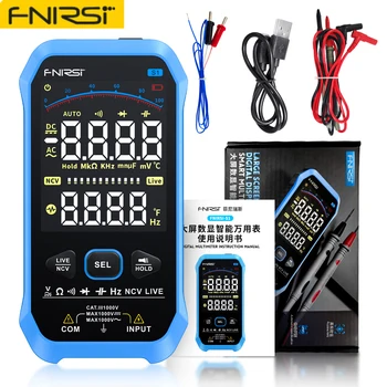 FNIRSI-S1 Digitálny Multimeter 9999counts AC DC Napätie, Odpor, Kapacitu Dióda NCV Hertz Live Wire Tester S Termočlánkom