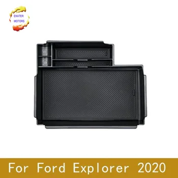 pre Ford Explorer 2020 2021 2022 auto úložný box príslušenstvo predné strednej lakťovej opierky box skladovanie zásobník Kontajner Dvere, Úložný Box