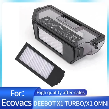 Pre Ecovacs Deebot X1 TURBO / OMNI Robot Vysávač Prachu Box HEPA Filter, Príslušenstvo, Náhradné Prachu Bin Náhradných Dielov