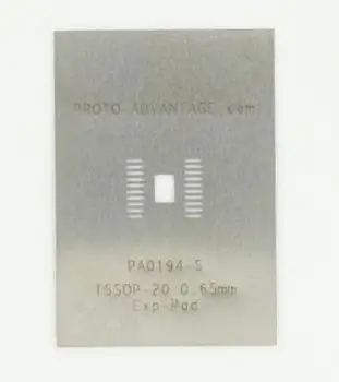 PA0194-S TSSOP-20-Exp-Pad z Nehrdzavejúcej Ocele Sten