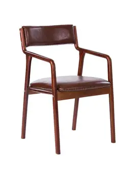 Pevné drevené jedálenské stoličky retro kreslo jednoduché moderné štúdie stoličky, domáce textílie operadla nová Čínska opierke, jedálenské stoličky