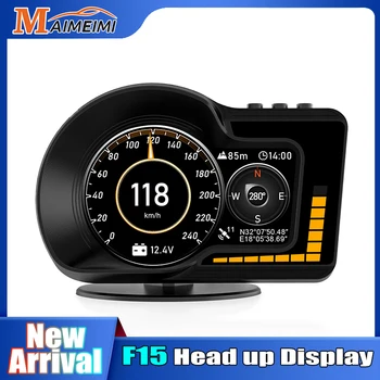 HD Head up Display Auto OBD2 Displej Digitálny Speed Meter HUD Pre Autá Multifunkčné Tacho Vody Teplota Chladiacej kvapaliny Auto Accsesories