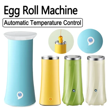 Egg Roll Stroj Non-stick Povlak 360-Stupeň Tepla Zábal PTC Automatickej regulácie Teploty Zabraňuje Suché Pálenie Ľahko sa Čistí