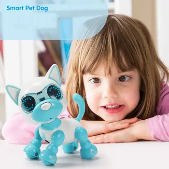 Robot Robotický Pes Šteňa, Interaktívne Hračky Narodeninám Vianočný darček Hračka pre Deti, Virtuálne Zvieratko, Darčeky pre Deti