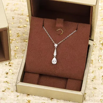 Nové 2023 Trend Klasické Darčeky Popular Vysoká Kvalita Zirconia Luxusné Šperky Náhrdelníky Pre Ženy Geometrické Vody Dizajn Charms