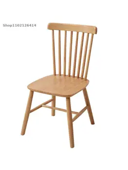 Jednoduché Nordic všetky masívneho dreva jedálenské stoličky počítač stoličky Japonský stoličky horn stoličky Windsor stoličky domov sedadlo masívne drevo stolice