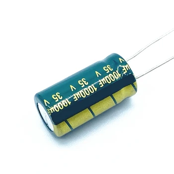 Pôvodné Low ESR/Impedancia vysoká frekvencia 35v 1000UF hliníkové elektrolytický kondenzátor veľkosť 10*20 1000UF35V 35V1000uf 20%