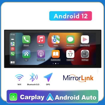 Nové autorádio Android 12 1 DIN CarPlay Bezdrôtový WiFi Android Auto Bluetooth, USB, AUX 6.86
