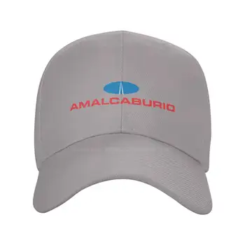 Amalcaburio Logo Tlače Grafiky Bežné Denim spp Pletené klobúk Baseball cap