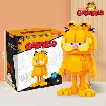 2023 Garfield Mini Bloky Magic Kreslených Mačka Anime Postavy Zber Budovy Hračka DIY MOC Tehly pre Deti Prítomné Dievčatá Dary