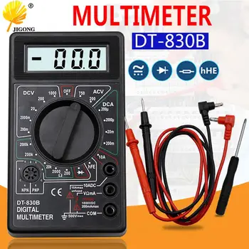 NOVÉ DT-830B LCD Digitálny Multimeter AC DC 750 1000V Voltmeter Ammeter Ohm Tester Merač Digitálny Multimeter