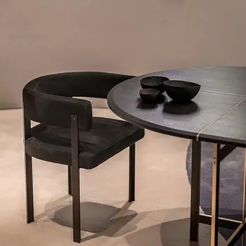 Jednoduché, Moderné Tkaniny, Jedálenské Stoličky pre Jedáleň Nábytok Kreslo Nordic Dizajn, Kreatívne Svetlo Luxusné Operadlo, Jedálenské Stoličky