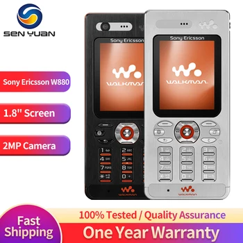 Originálny Sony Ericsson W880i W880i 3G Mobilný Telefón, 1.8