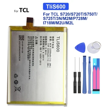 3200mAh TLiS600 Náhradné Batérie Pre TCL S720/S720T/S750T/S725T/3N/M2M/P728M/ I718M/M2U/M2L Verzia Trate Kód