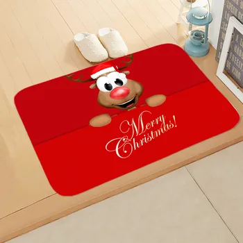 Dekor Doormats Vianočné Koberce Vitajte 40x60CM 1pc Veselé Krytý Domov Home Decor