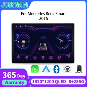 JUSTNAVI 13.1 Bezdrôtový CarPlay Android Auto autorádia Pre Mercedes Benz, Smart 2016 Multimediálne Autoradio 4G WIFI GPS Navigácie