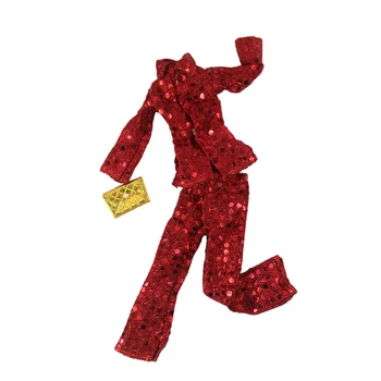 NK 1 Sada 1/6 Princezná Módne Oblečenie Super Model Oblečenie Červený Kabát+ Trouseres +Taška Pre Bábiku Barbie Príslušenstvo Deti Darček Hračky