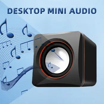 Mini Počítača, Audio Mini Notebook Ploche Portable Prenosný Reproduktor Multimediálne Malé USB Káblové Reproduktor Prenosný 3.5 Jack