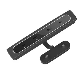 ForTesla Model Y Model 3 Rýchle Nabíjanie USB-USB C Viacportová HUB Adaptér Kábel Nabíjačky Napájaný Rozbočovač Rozšírenie Príslušenstvo