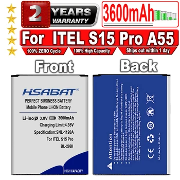 HSABAT 3600mAh BL-29BI Batérie pre ITEL S15 Pro A55/A55 LTE L6003P