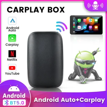 Android AI BOX Carplay MINI Bezdrôtovej carplay Android Auto WIFI, BT Pre BMW, Audi Honda BENZ VW Toyota Hyundia Pre Netflix YouTube