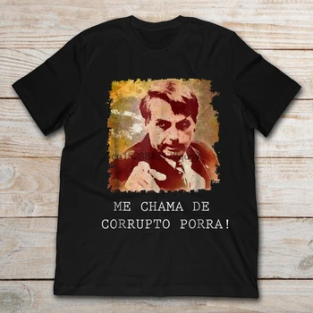 Značka Camiseta Jair Bolsonaro Mi Chamart De Corrupto Porra T-SHIRT 2020 Mužov Krátky Rukáv T-Shirt