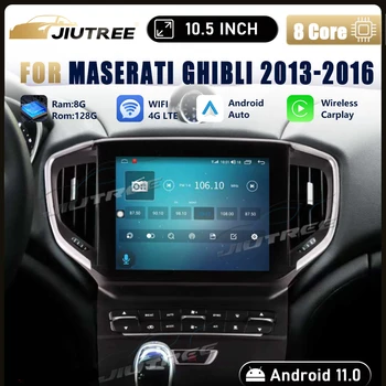 Zakrivené obrazovke Android, 11 Pre Maserati Ghibli 2013 2014-2016 Auto Rádio Multimediálny Prehrávač, GPS Navigáciu, Stereo 5G WIFI Carplay