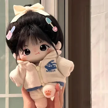 20 cm Kawaii Plyšové Ľudských Bábika Obrázok Baby Doll Roztomilé Tváre Roztomilý Bavlna Telo Bábiky Plnené Plushies Hračky Darček pre Deti, Priateľky