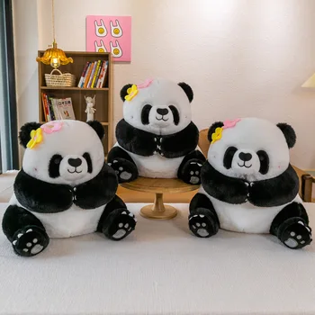 Roztomilý roztomilý obrie panda bábiky, plyšové hračky bábiky, detský darček k narodeninám, urvat stroj bábika objať